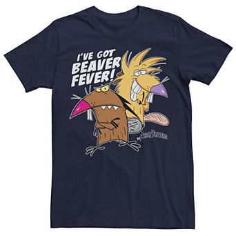 Men's Angry Beavers I've Got Beaver Fever Portrait Tee