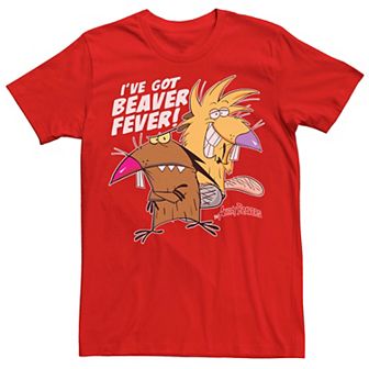 Men's Angry Beavers I've Got Beaver Fever Portrait Tee