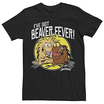 Men's Angry Beavers Beaver Fever Daggett & Norbert Circle Logo Tee