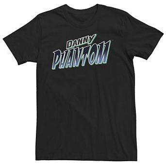 Men's Danny Phantom Dark Gradient Logo Tee