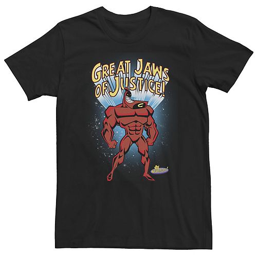 Men's Fairly OddParents Crimson Chin Great Jaws Of Justice Tee