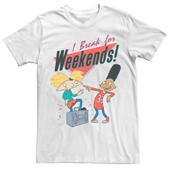 Men's Hey Arnold I Break For Weekends Tee