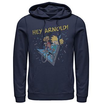 Men's Hey Arnold Bike Riding Buddies Pullover Hoodie