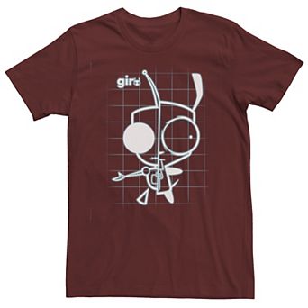 Men's Invader Zim Gir Schematic Tee