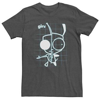 Men's Invader Zim Gir Schematic Tee