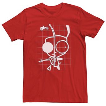 Men's Invader Zim Gir Schematic Tee