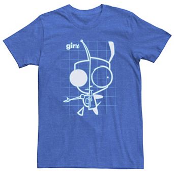 Men's Invader Zim Gir Schematic Tee