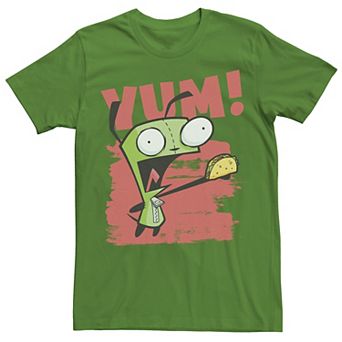 Men's Invader Zim Gir Yum! Paint Smear Tee