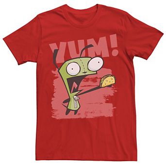 Men's Invader Zim Gir Yum! Paint Smear Tee