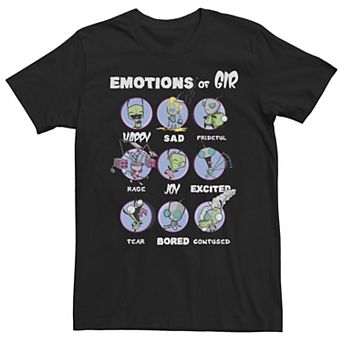 Men's Invader Zim Emotions Of Gir Tee