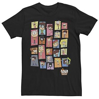 Men's The Loud House Character Panel Tee