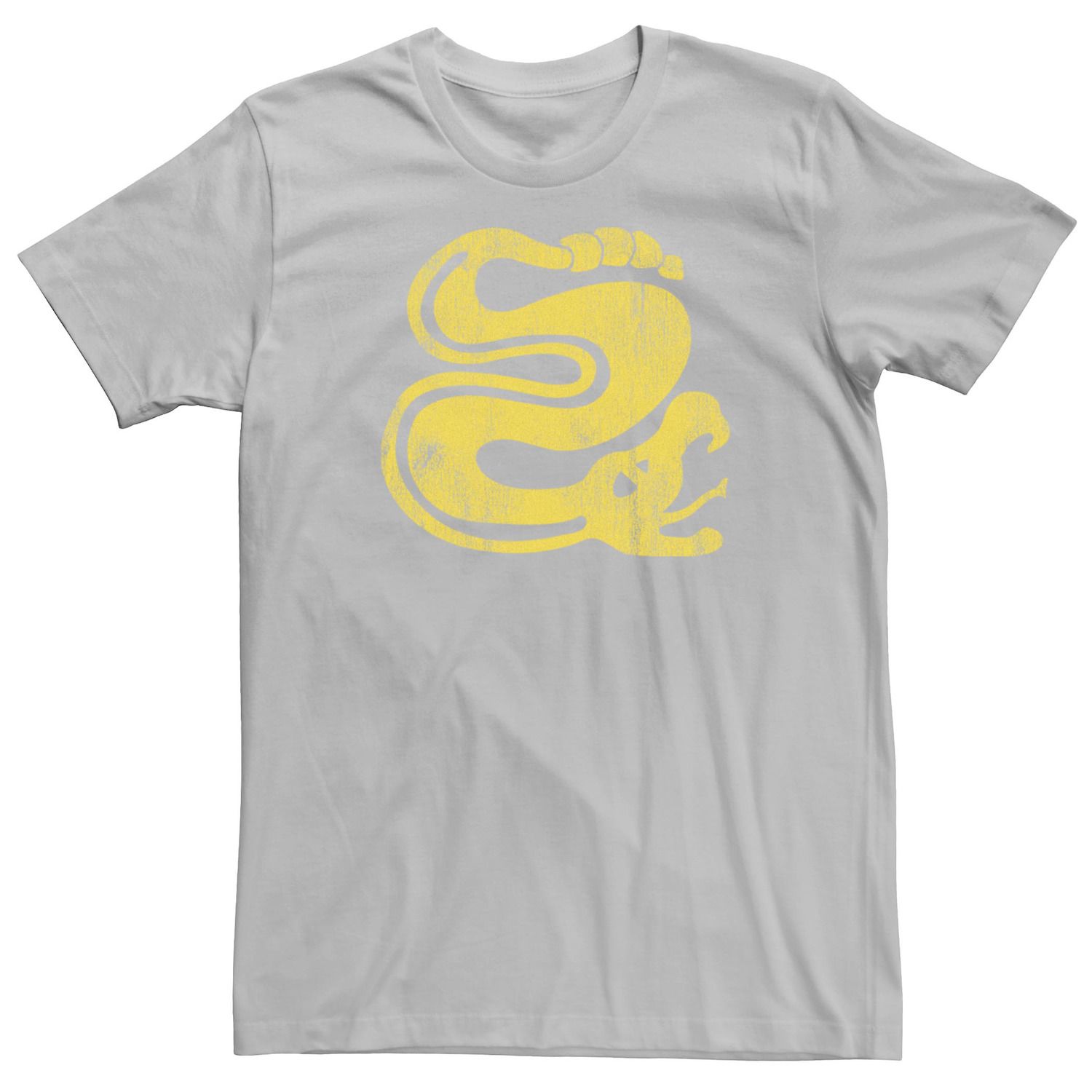 Image for Licensed Character Men's Hidden Temple Yellow Snake Distressed Stamp Tee at Kohl's.