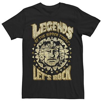 Men's Hidden Temple Let's Rock Distressed Logo Tee