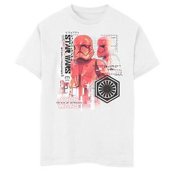 Boys 8-20 Star Wars The Rise Of Skywalker Red Trooper Tech Poster Tee