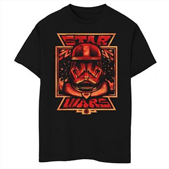 Boys 6-20 Star Wars Red Trooper Logo Poster Tee
