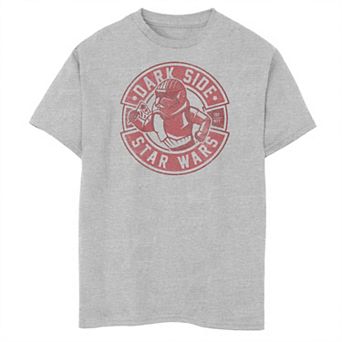 Boys 6-20 Star Wars Dark Side Trooper Badge Logo Tee