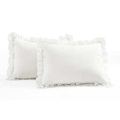 Lush Decor Allison Ruffle Skirt Bedspread and Sham Set