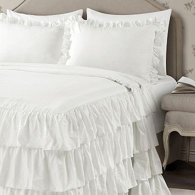 Lush Decor Allison Ruffle Skirt Bedspread and Sham Set