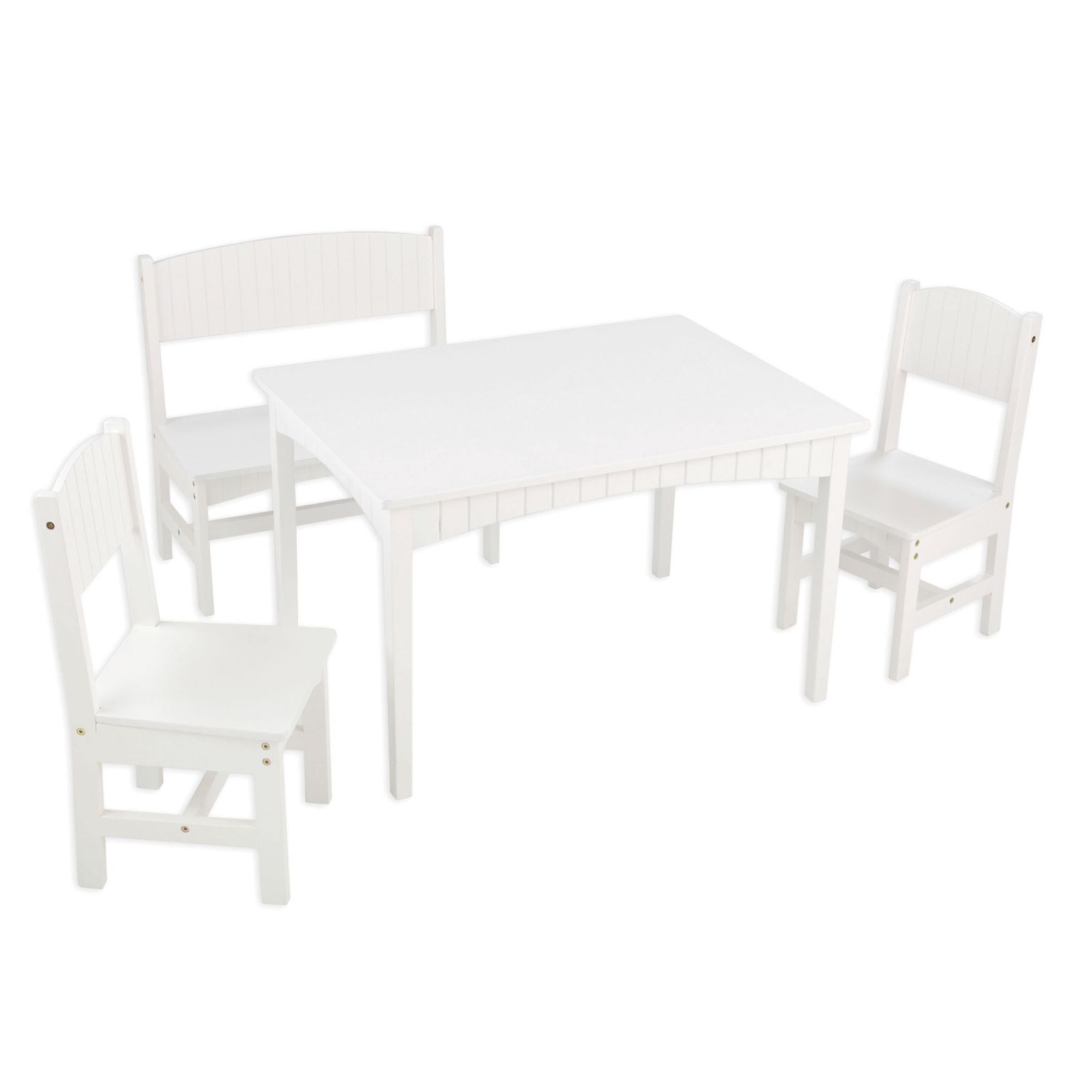 lipper childrens rectangular table and chair set