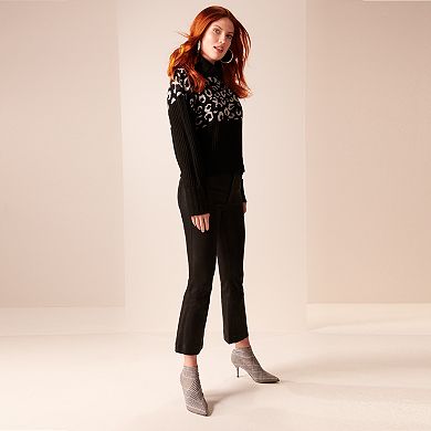 Women's Nine West Rib Turtleneck Sweater