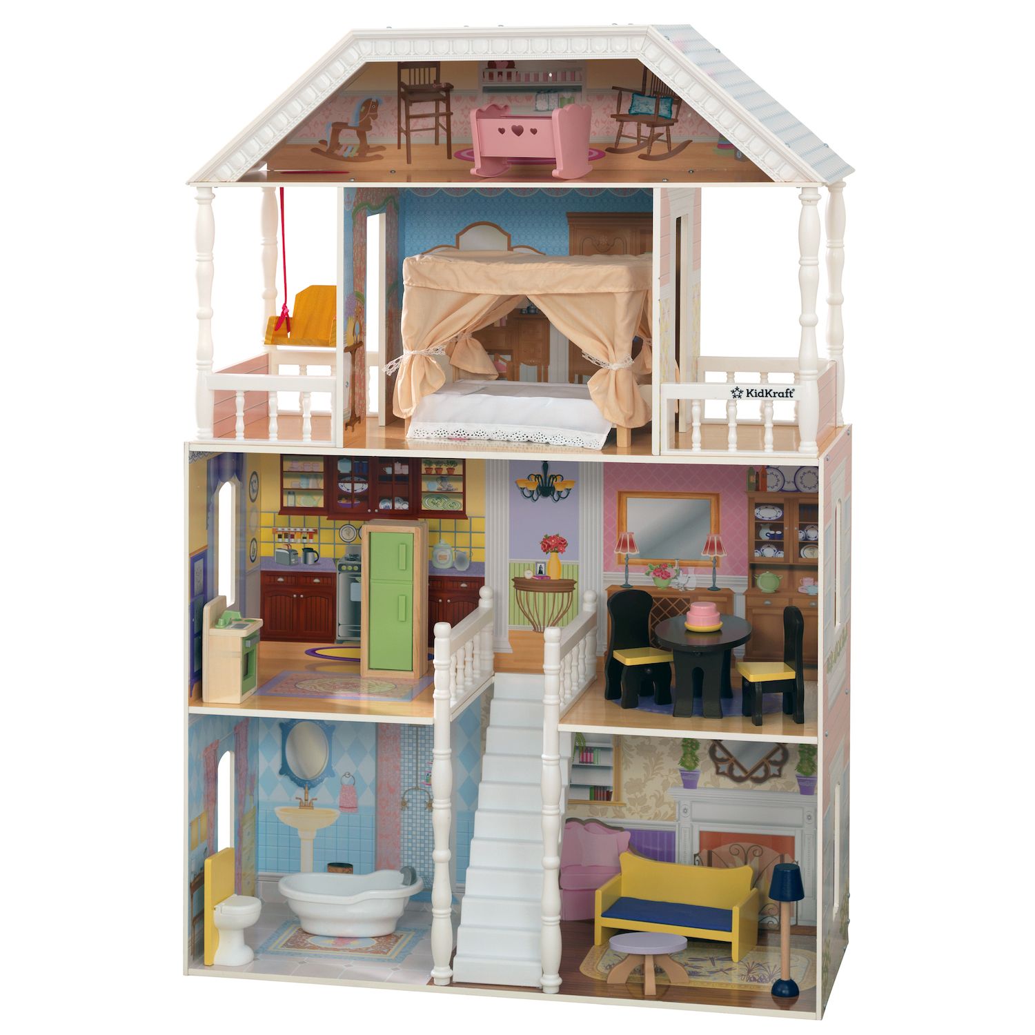 kidkraft savannah dollhouse with 13 accessories included