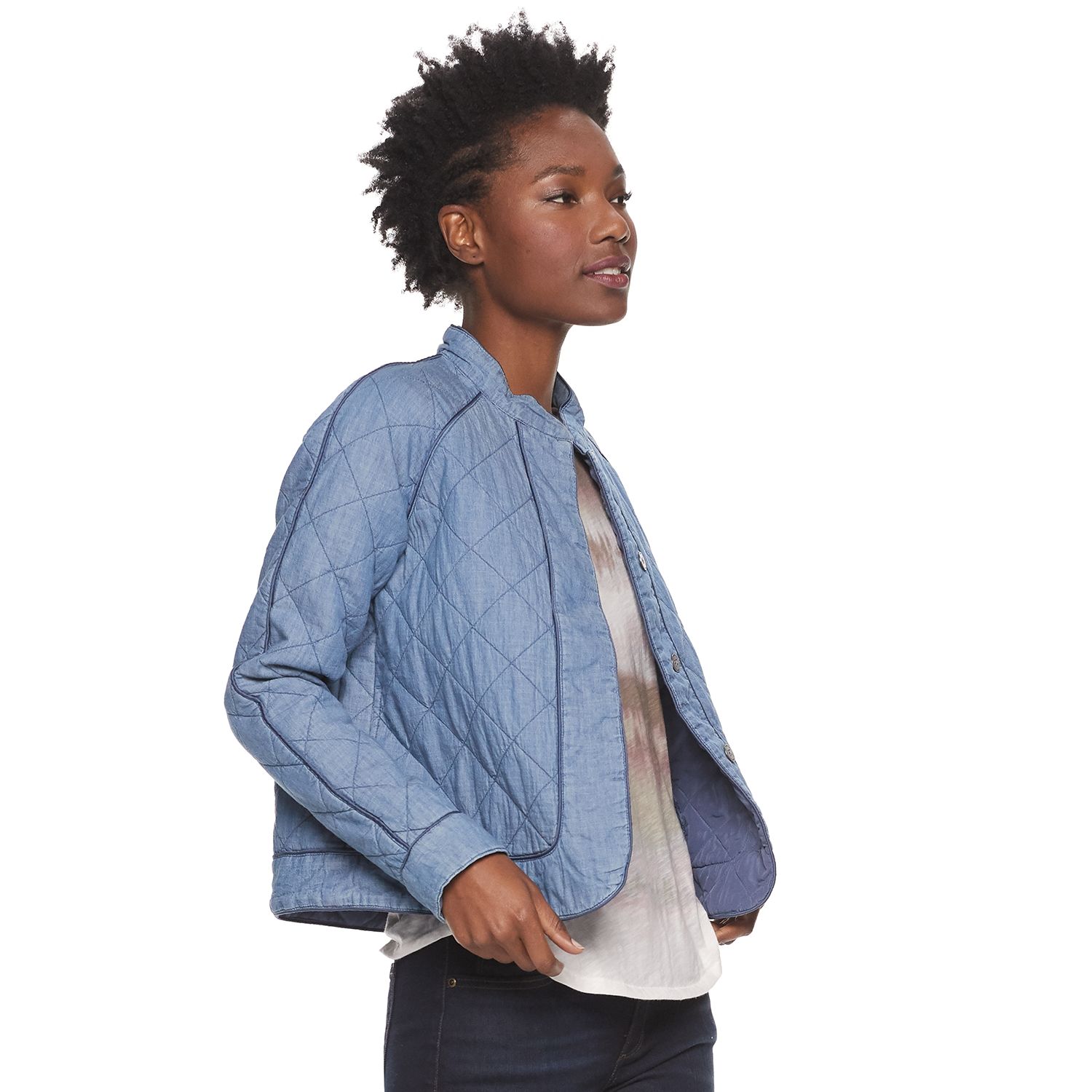 kohls quilted jacket