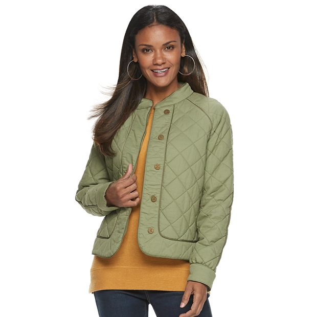 Kohls discount quilted jacket