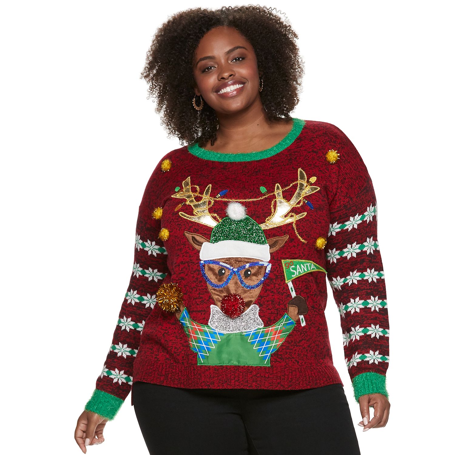 kohls womens plus sweaters
