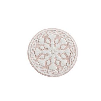 Madison Park Marrakesh Medallion Cotton Tufted Round Bathroom Rug