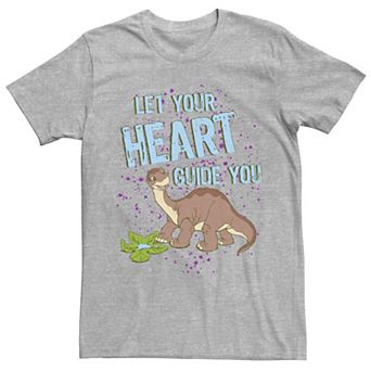 Men's Land Before Time Let Your Heart Guide You Littlefoot Portrait Tee