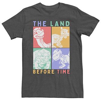 Men's Land Before Time Pastel Character Portrait Tee