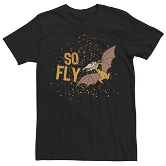 Men's Land Before Time Petrie So Fly Paint Splatter Portrait Tee