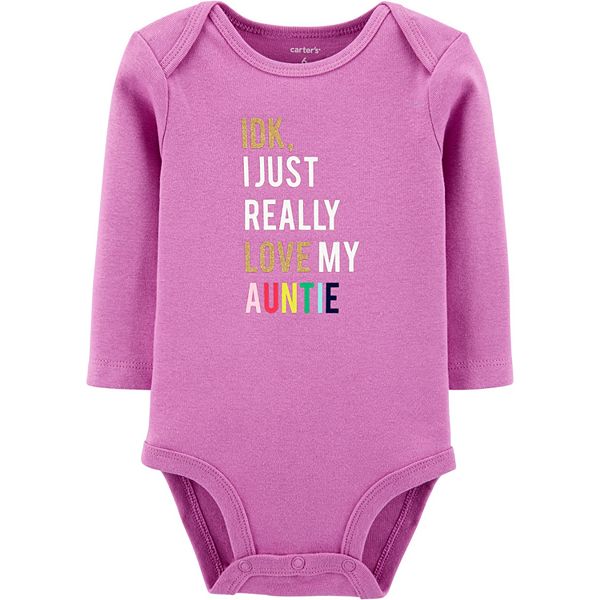 Baby Girl Carter S Love My Auntie Collectible Bodysuit