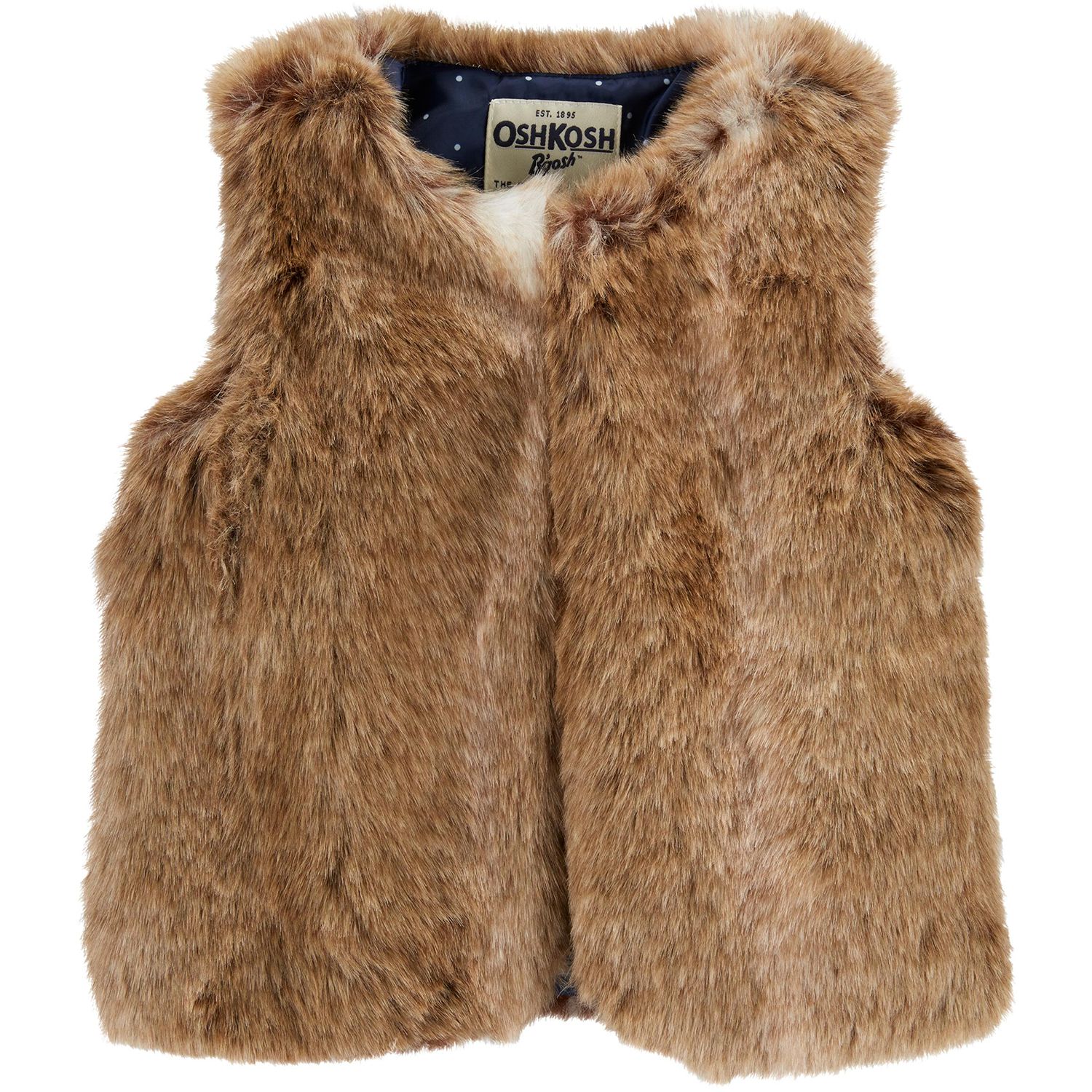 baby faux fur vest