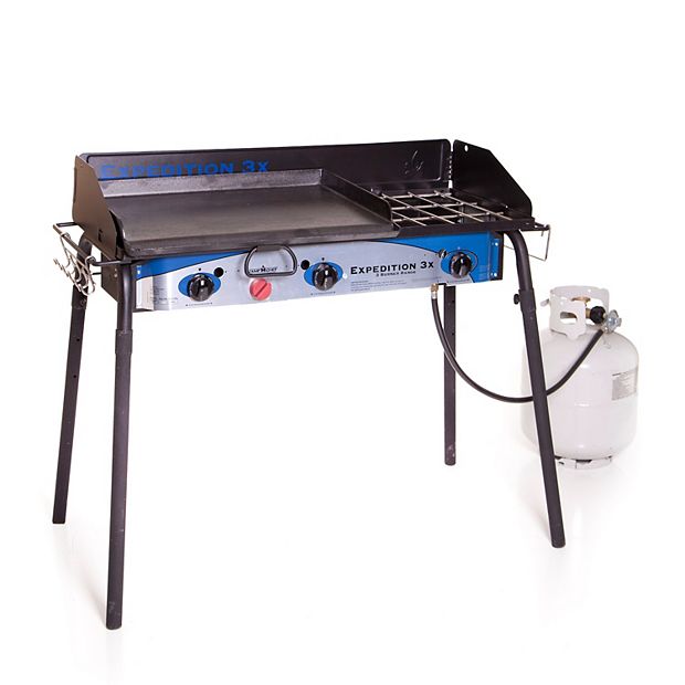 Expedition 3X Triple Burner Stove with Griddle