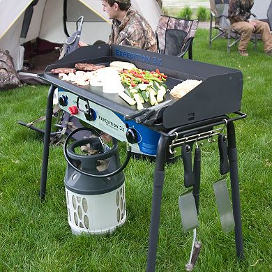 Expedition 3X Triple Burner Stove with Griddle