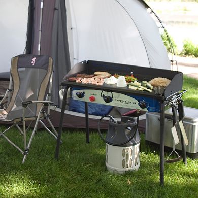 Expedition 3X Triple Burner Stove with Griddle