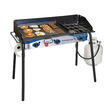 Expedition 3X Triple Burner Stove with Griddle