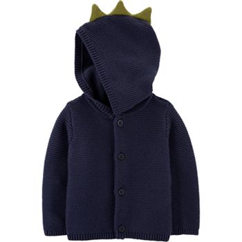 Baby Boy Carter s Dinosaur Hooded Cardigan