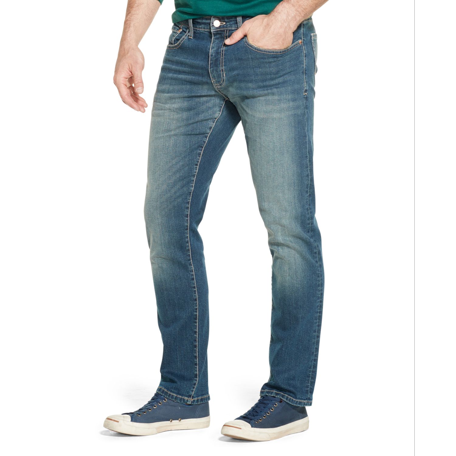 izod comfort stretch slim straight fit jeans