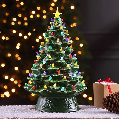 Mr Christmas Nostalgic Ceramic Christmas Tree Table Decor