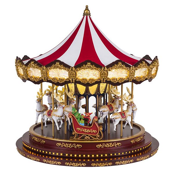 Mr Christmas Deluxe Christmas Carousel Table Decor