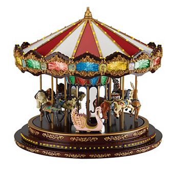 Mr Christmas 15" Marquee Deluxe Carousel Table Decor