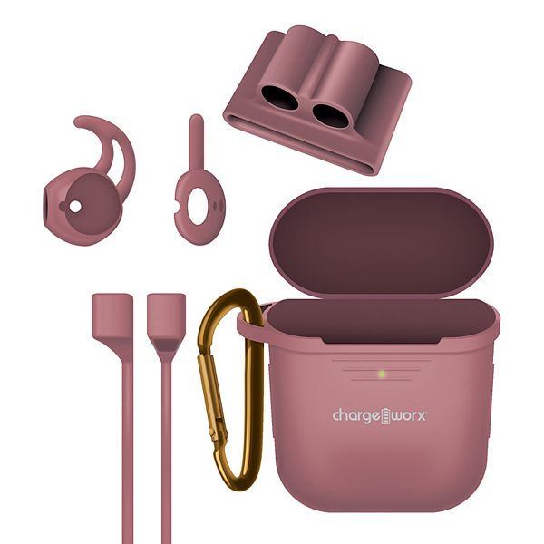 ChargeWorx 6-Piece Accessory Kit for Apple AirPods 1st 