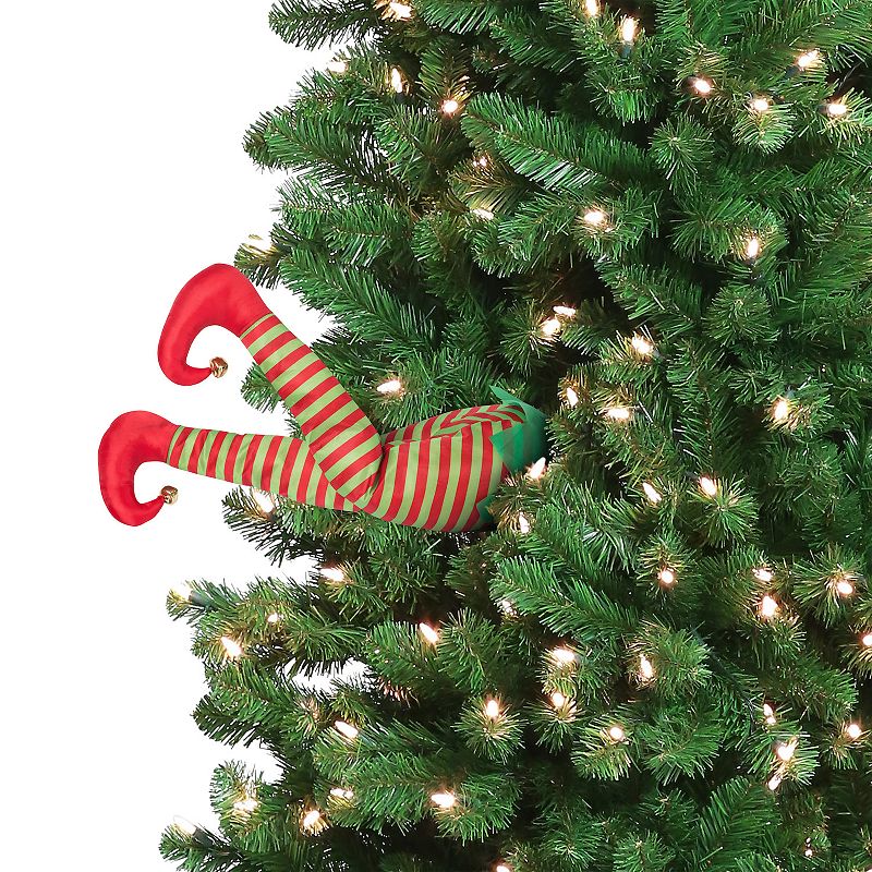 Mr Christmas Animated Kickers Elf Christmas Tree Decor, Multicolor