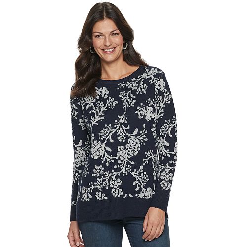 Women's Croft & Barrow® Cozy Lurex Sweater