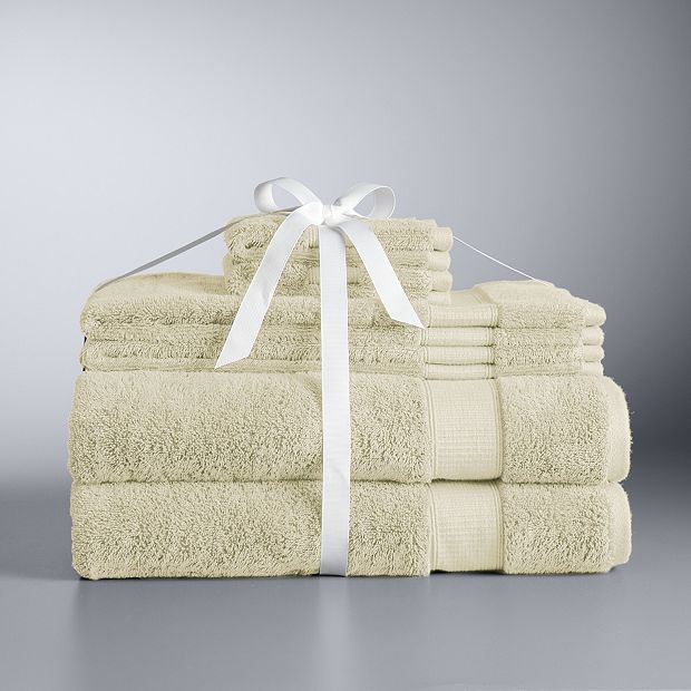 Simply Vera Vera Wang 6-piece Egyptian Cotton Bath Towel Set