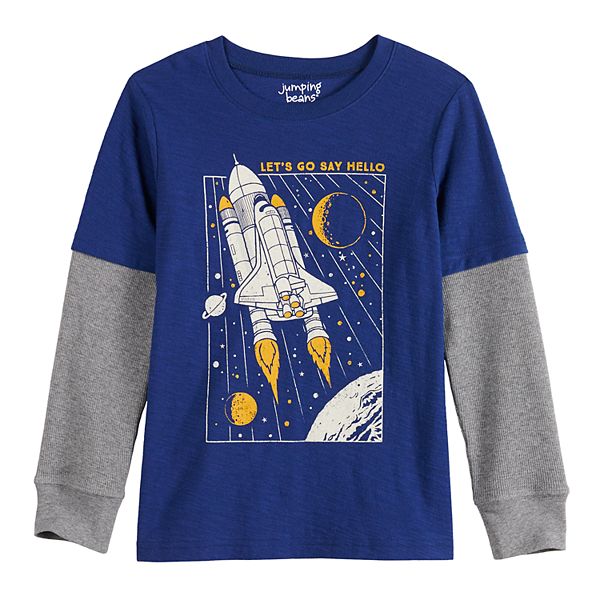 Boys 4-12 Jumping Beans® Spaceship Thermal Tee