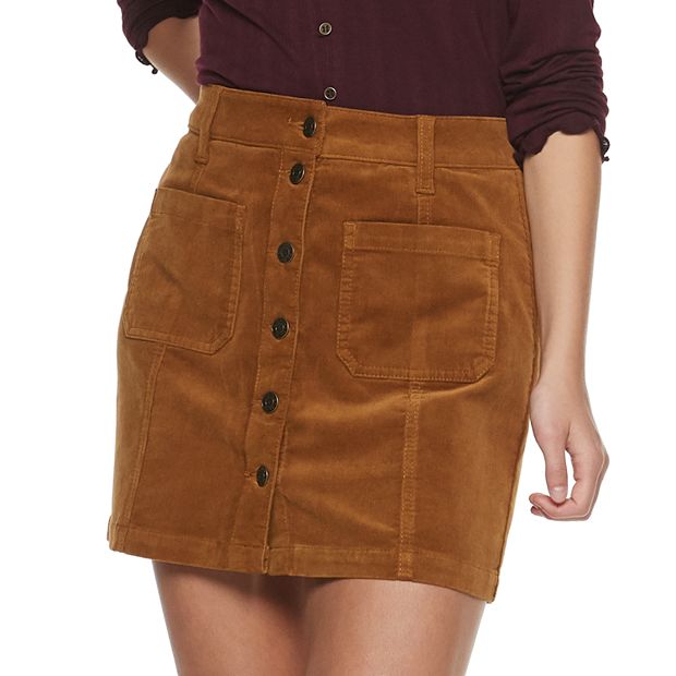 Women's corduroy skirt clearance kohls