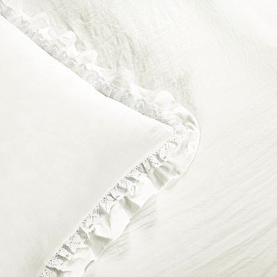 Lush Decor Ella Ruffle Lace Comforter Set